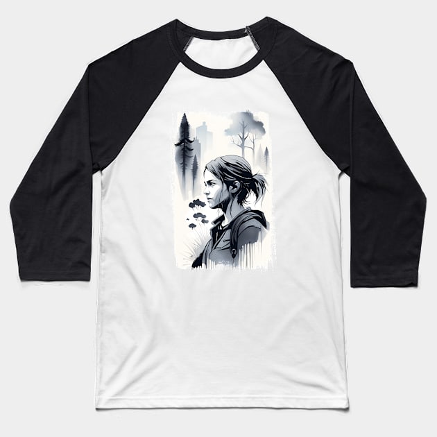 Ellie TLOU Baseball T-Shirt by alessiob